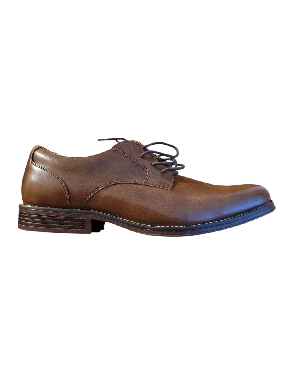 Oxford Men's Brown Leather Derby Lace-Up